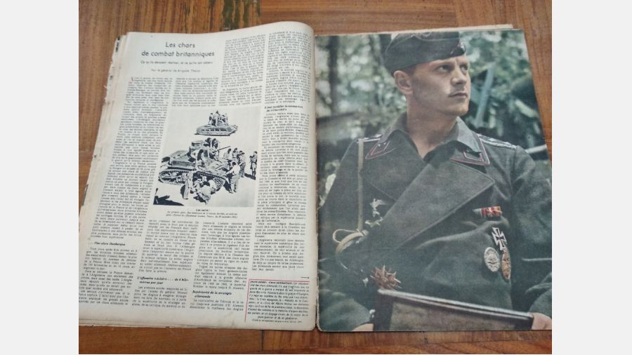 Very rare signal magazine ww2 Original N1 October 1942 french edition war relic 