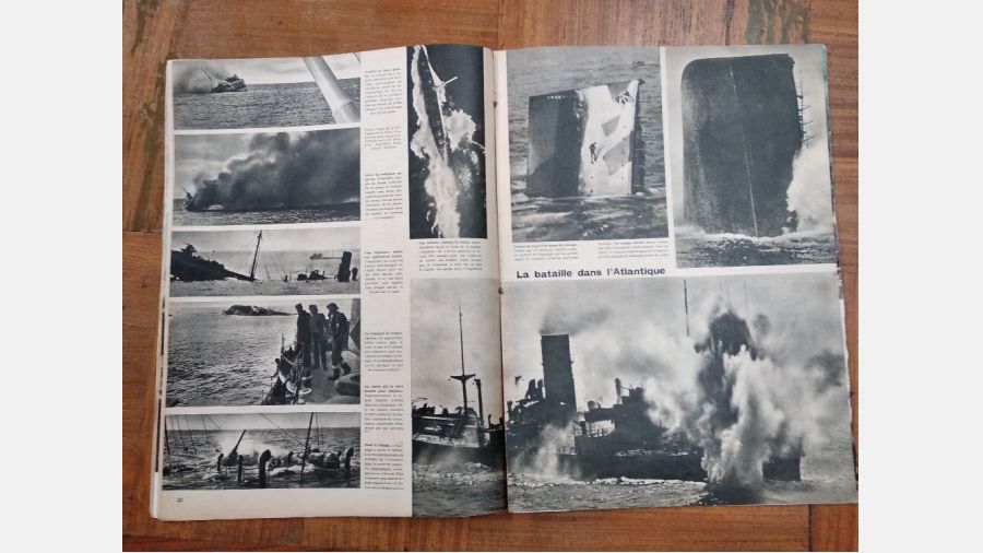 Very rare signal magazine ww2 Original No2 jun 1941 french edition war relic